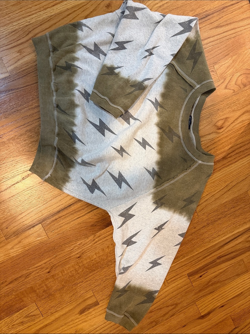 Ocean Drive Olive Green Fleece Crewneck Sweatshirt